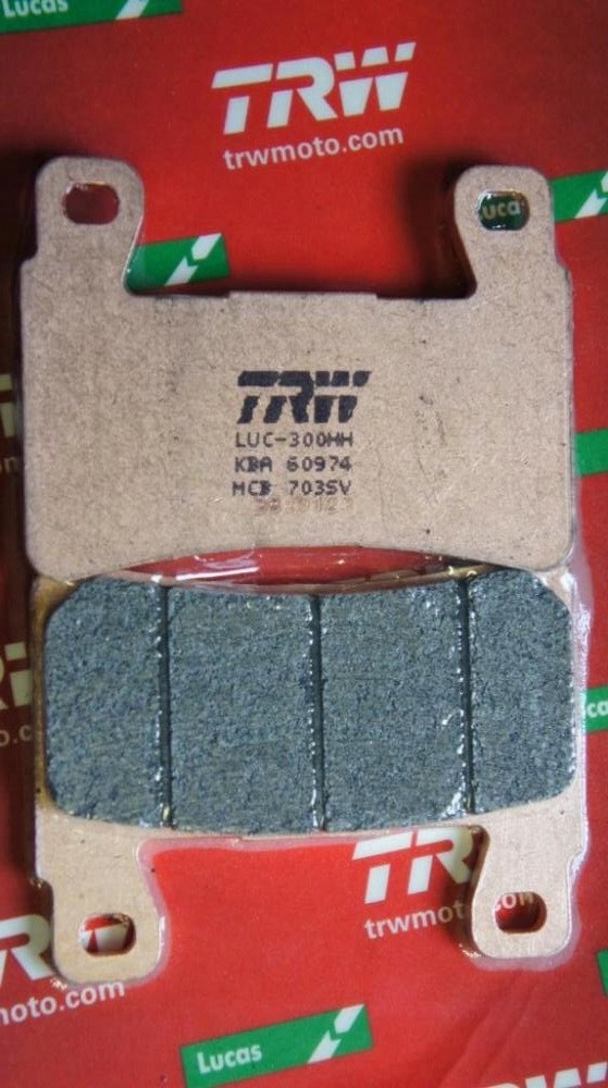 MMP.23.02.2023.14.6126 - ТОРМОЗНЫЕ КОЛОДКИ TRW MCB703SV HONDA CB CBR VTR