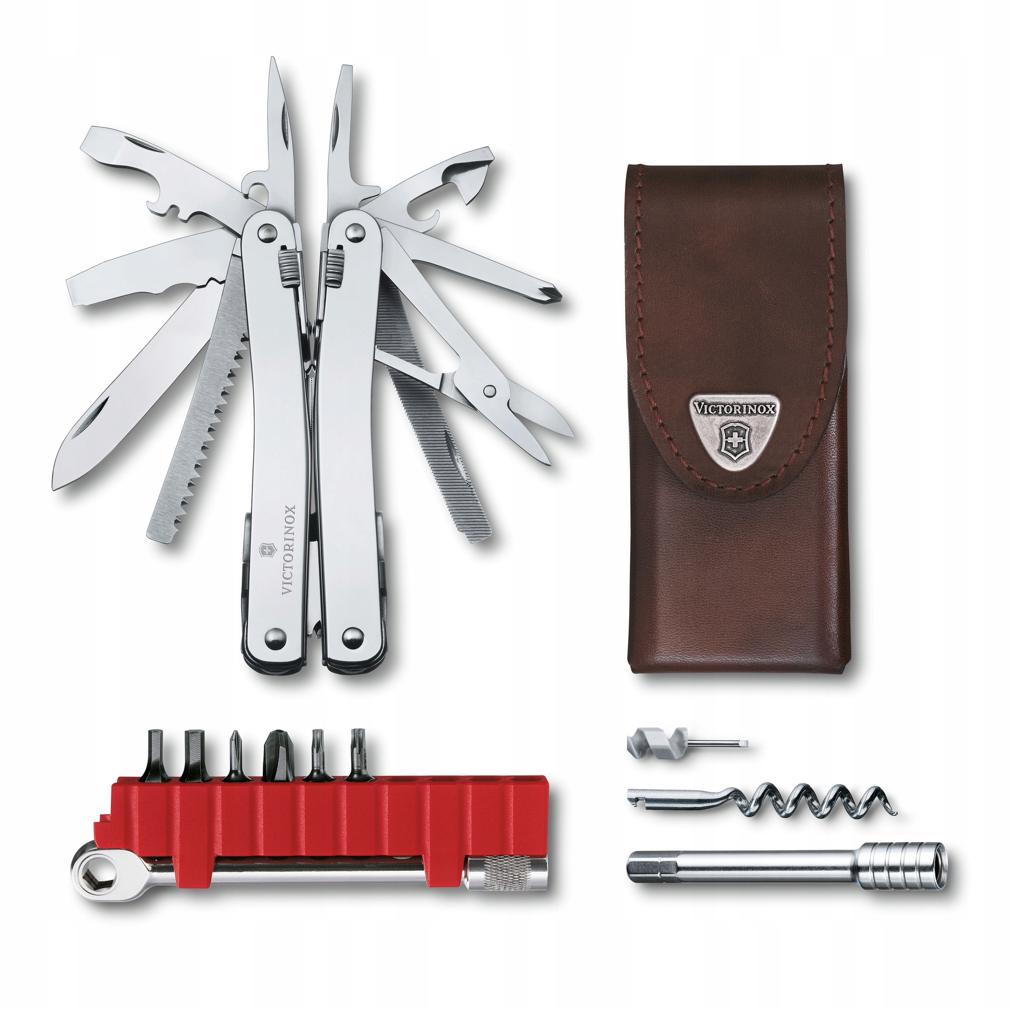 Victorinox 3.0236.L, Swiss Tool Spirit X Plus, 105mm, 36 funkcji etui skóra