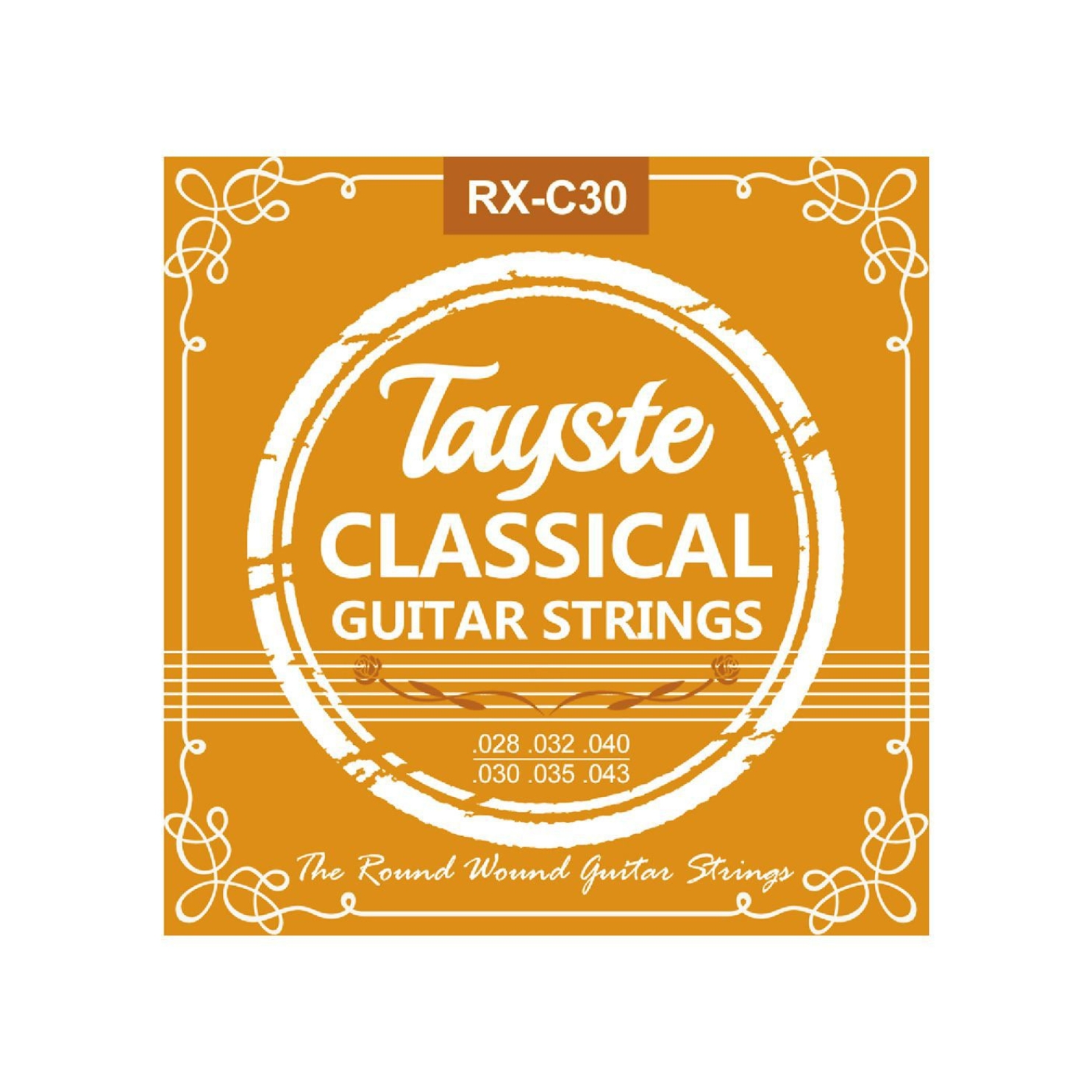 PROFESJONALNE STRUNY DO GITARY KLASYCZNEJ NYLONOWE MIĘKKIE TAYSTE RX-C30