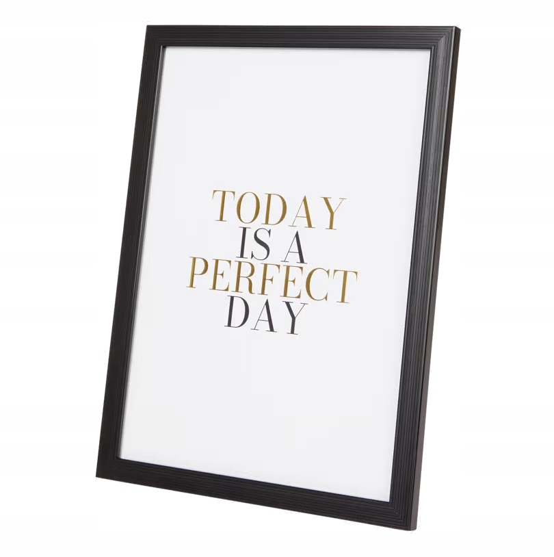 Ramka na zdjęcie zdjęcia 21 x 29,7 cm format Ramka A4 Dekoracja Czarna