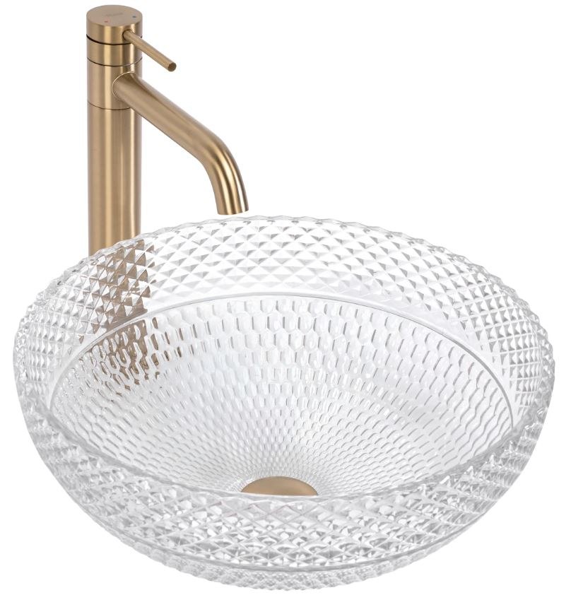 Umyvadlo Sue Transparent Na Desku