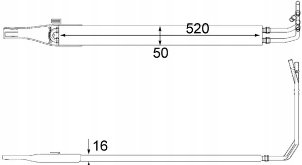 CHŁODNICA OLEJU DB VITO W639 2,1CDI 10- Numer katalogowy części CLC 10 000P