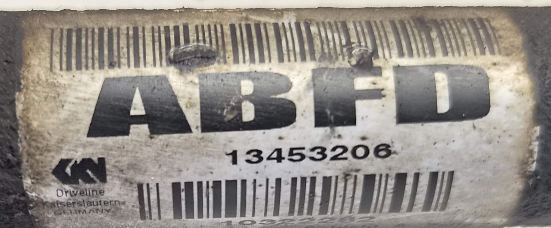 semi-axis left 13453206 OPEL ASTRA K 1.6 CDTI
