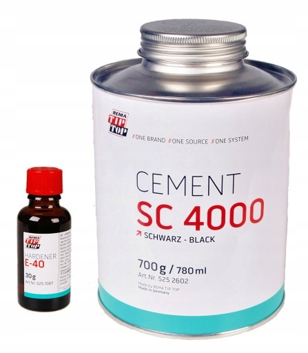 Klej do gumy Cement Sc 4000 utwardzacz E-40