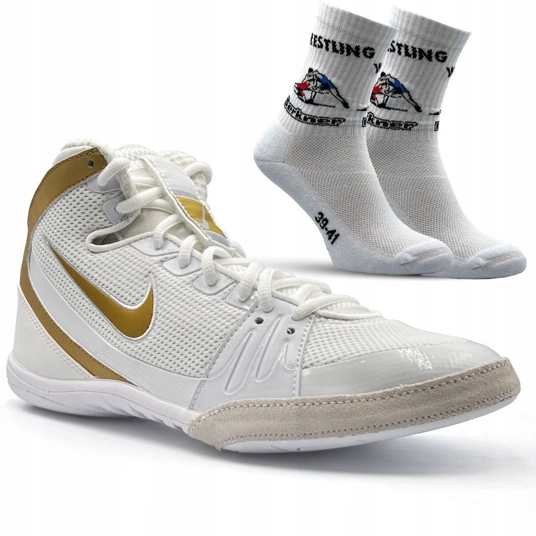 Zápasnické Boty Nike Freek Boxerské Tréninkové Bílé Zlaté