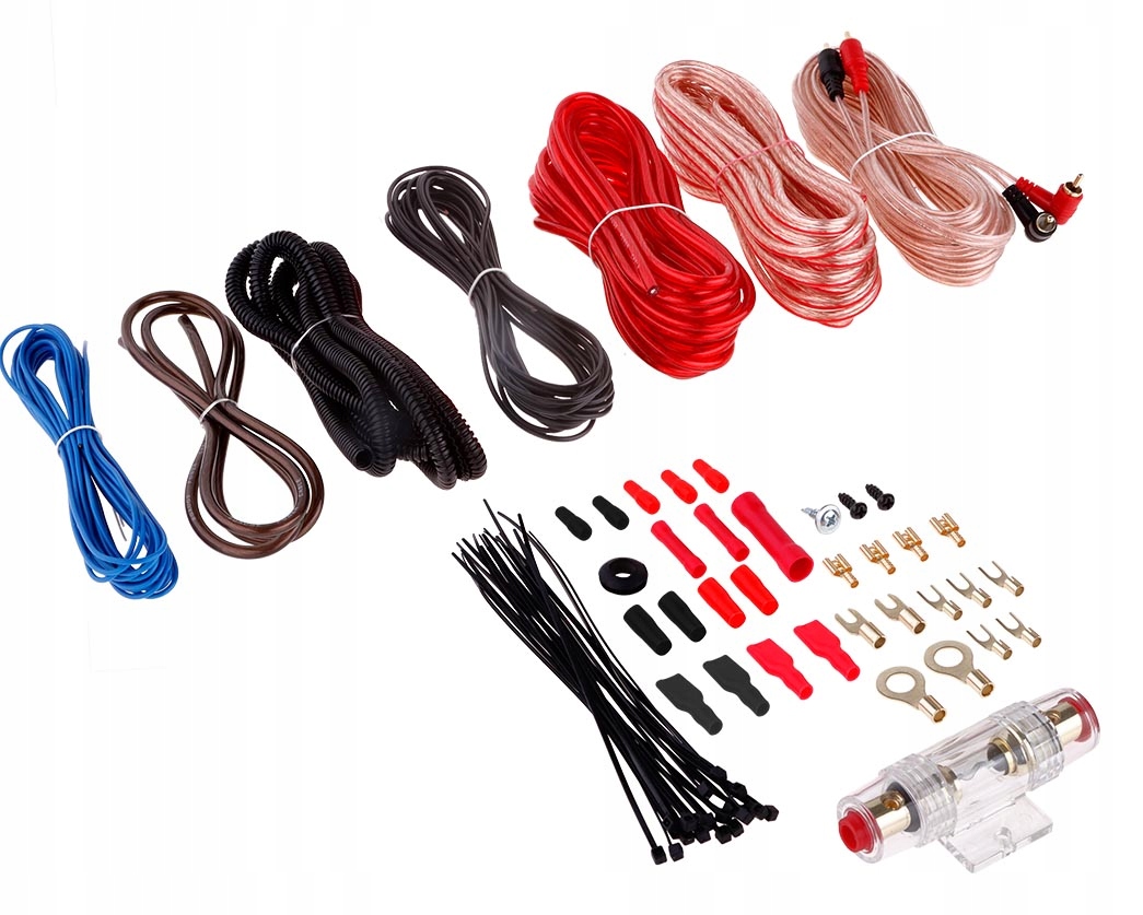 KABLE DO WZMACNIACZA TUBY ZESTAW MONTAŻOWY 1000W Kod producenta ZLA0413