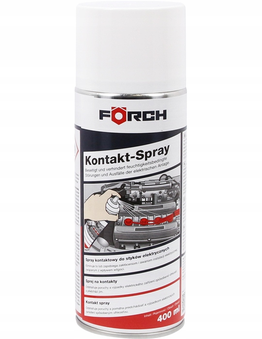 Kontakt Spray 400 ml do czyszczenia styków elektrycznych Forch
