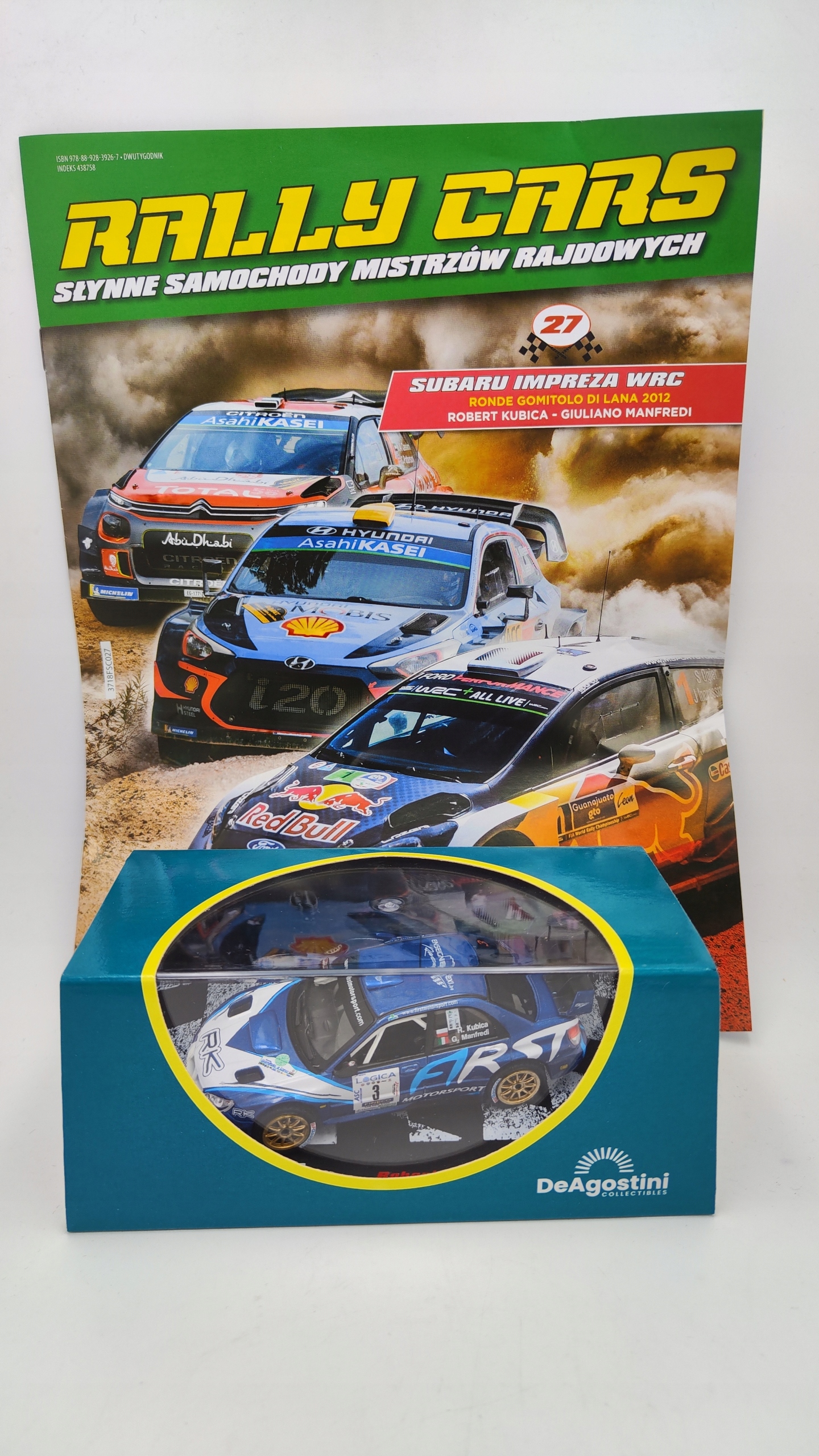 Subaru Impreza S12B Wrc Kubica Ronde Gomitolo 2012 1:43 č.27 DeAgostni