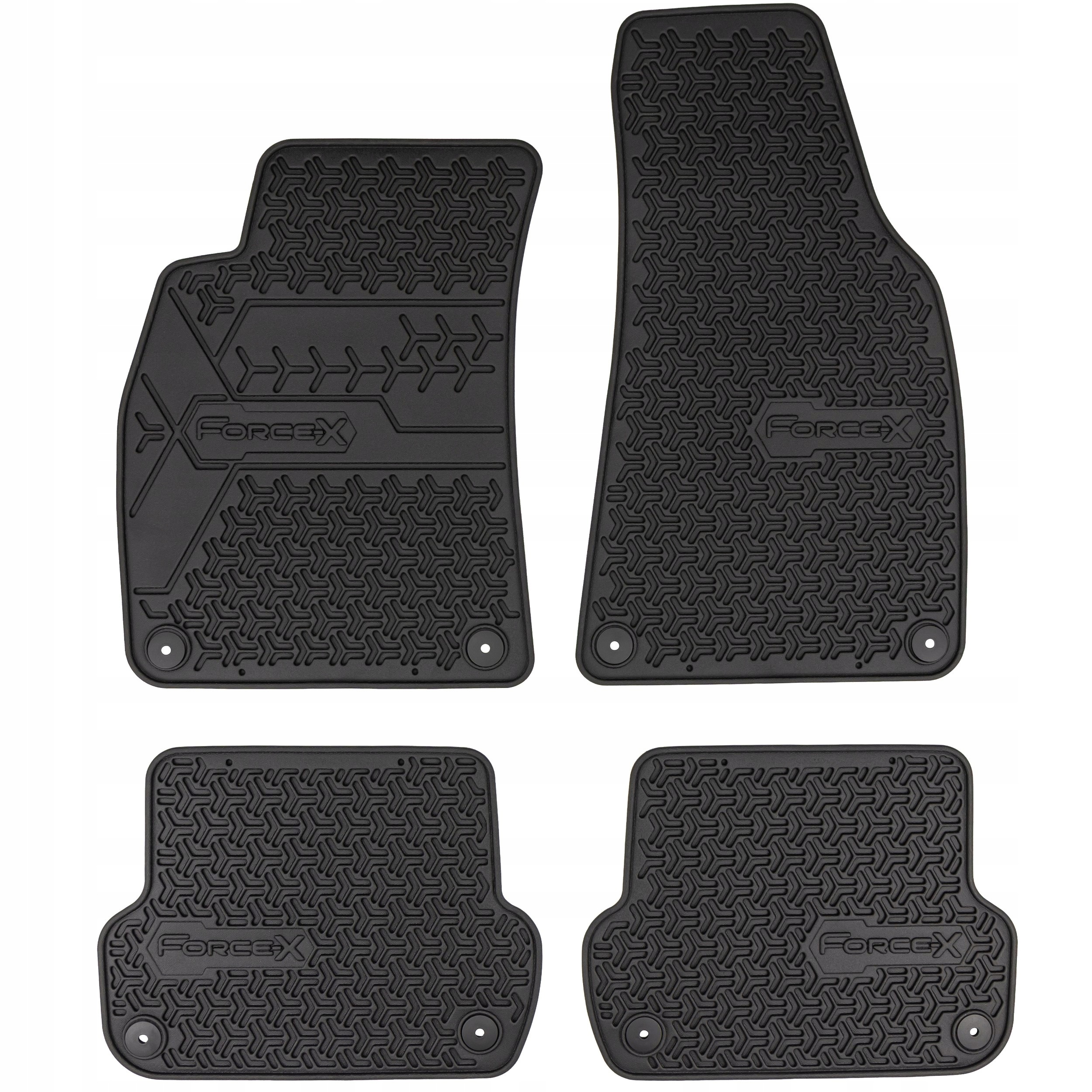 Frogum Dywaniki gumowe Force-X do Audi A4 B6 00-2006, do Audi A4 B7 04-2008