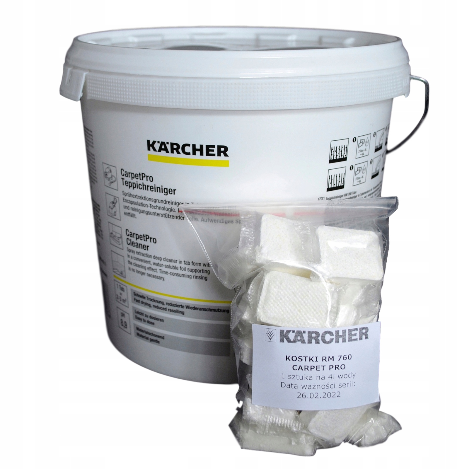 NIEMIECKIE TABLETKI KARCHER RM 760 CLASSIC 20 szt. (4054278032368 ...