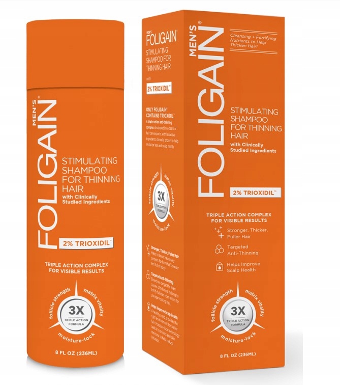 Foligain šampon pro růst vlasů pro muže