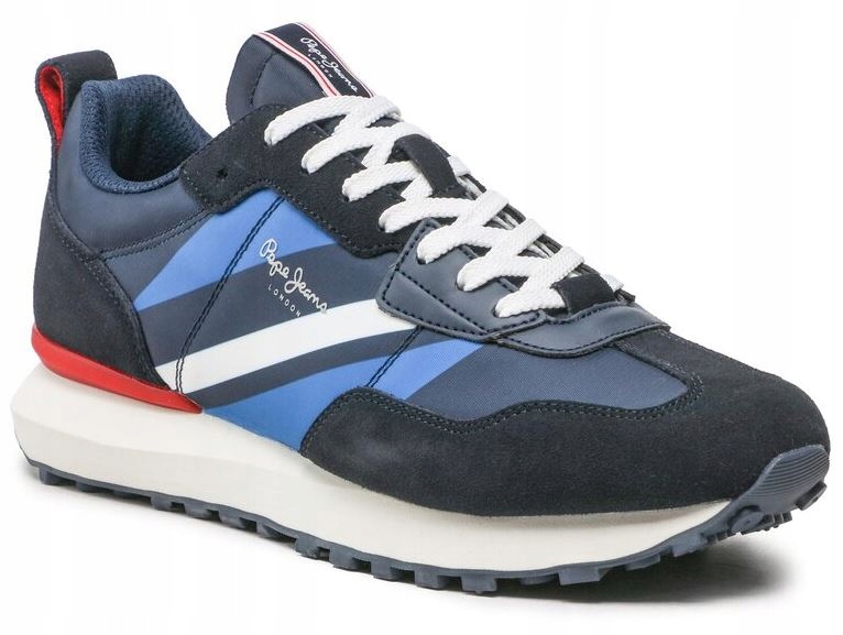 Pepe Jeans buty Foster PrintPMS30944 granatowy 45