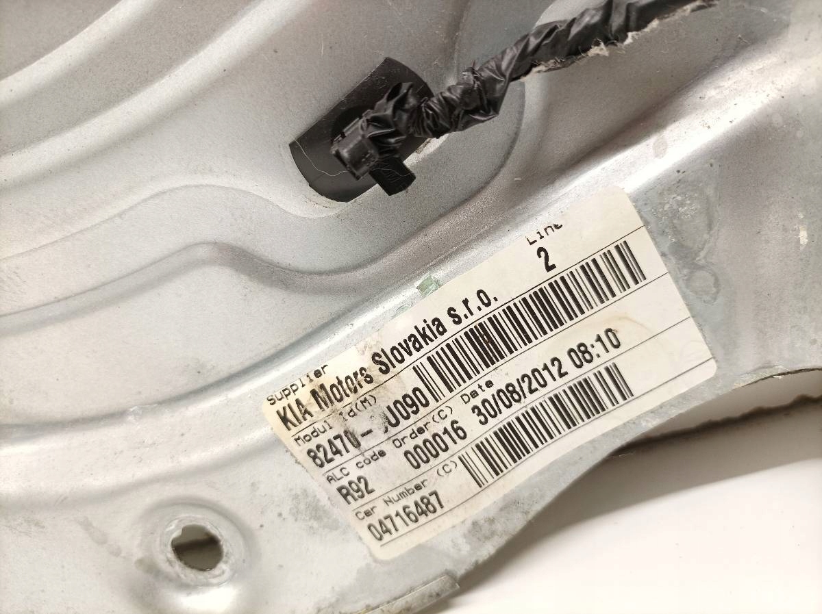 mechanism windows left front 82470U090 Kia Sportage III (2010-2015)