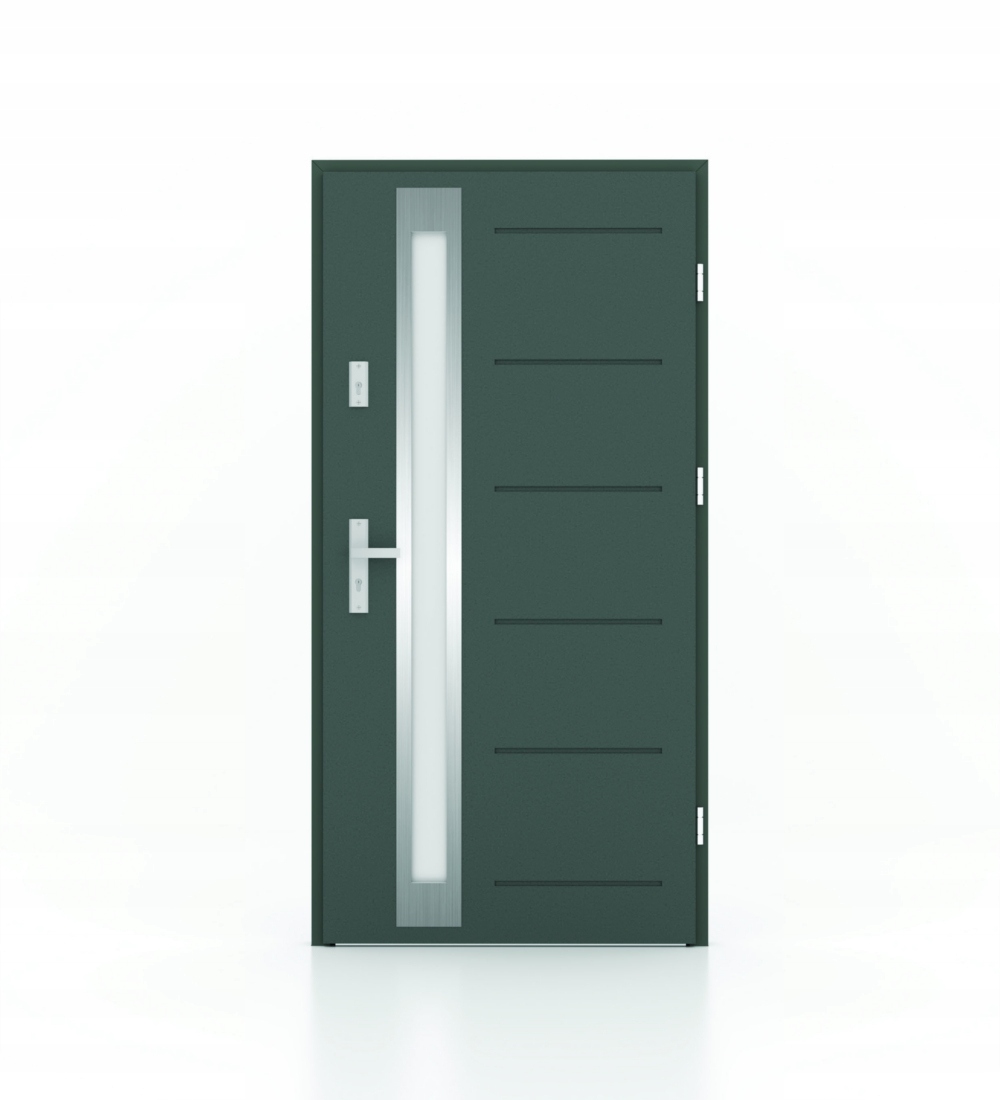 WYPRZEDAŻ Drzwi zewnętrzne 90 TOLEDO 55 ANTRACYT REFLEX