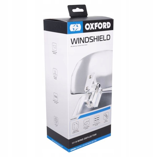 Deflektor Oxford Windshield przeźroczysty (260 x 125 mm)