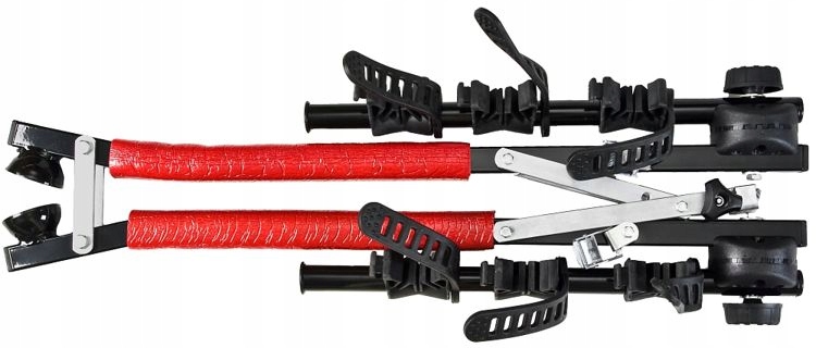 UCHWYT ROWEROWY BAGAZNIK NOZYCOWY 3 ROWERY MOCNY Handle carrying capacity 45 kg