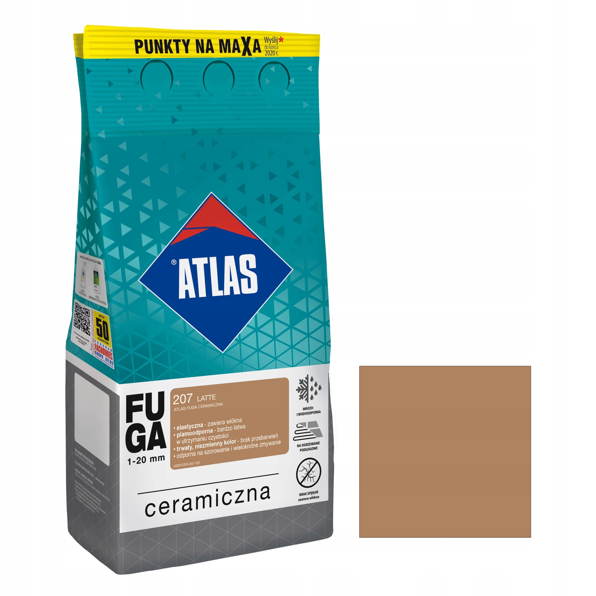 

Atlas Fuga Ceramiczna 1-20MM 207 Latte 5KG