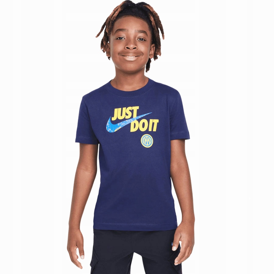 Koszulka Nike Inter Mediolan Jr HQ8593-498 granatowy Xs (122-128)