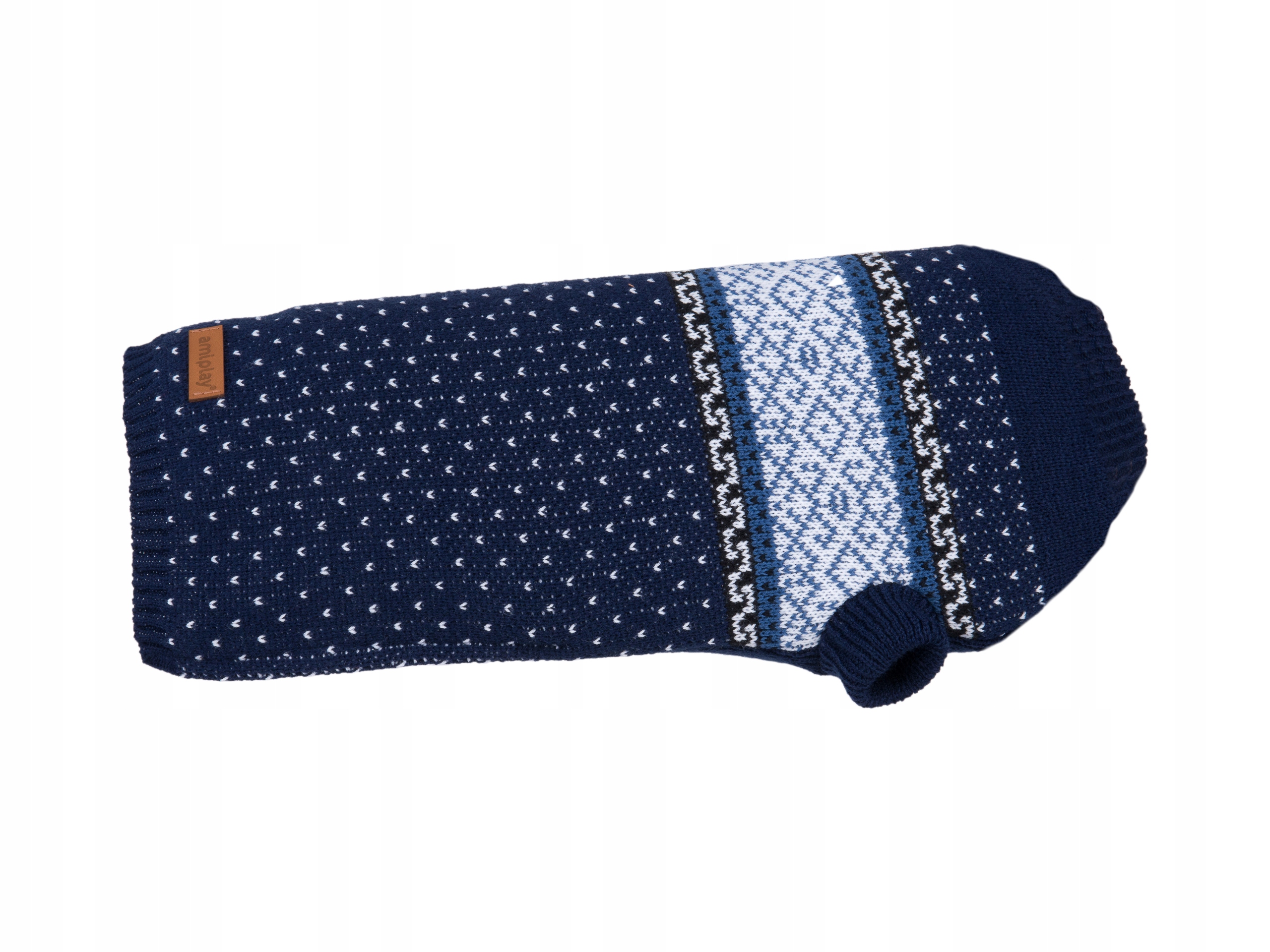 

amiplay Bergen Sweterek dla psa 23 cm Granatowy
