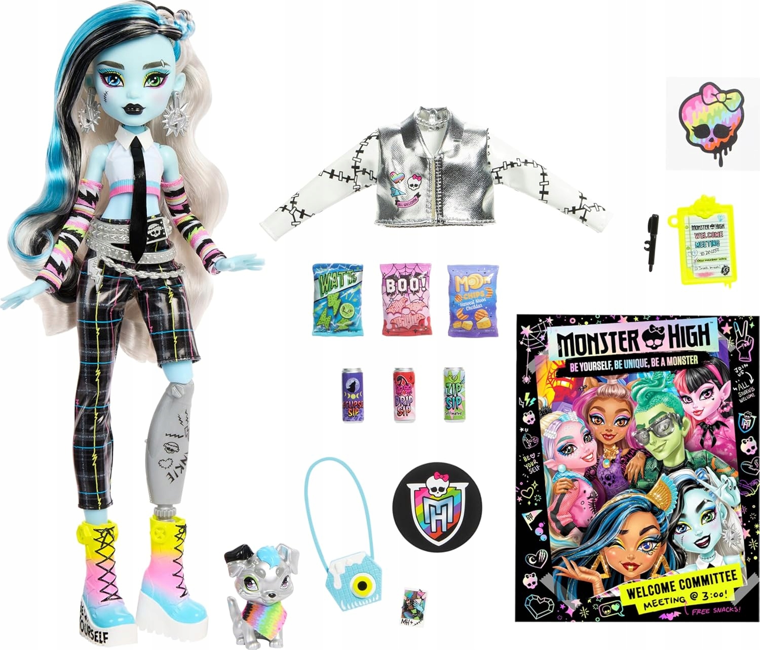 Monster High Lalka Frankie Stein Welcome Committee HNF87