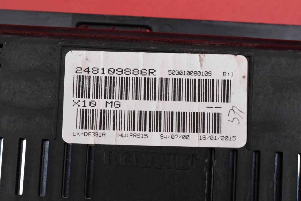 dials display EU 248109886R RENAULT ZOE 1 and 88 KM 12-19