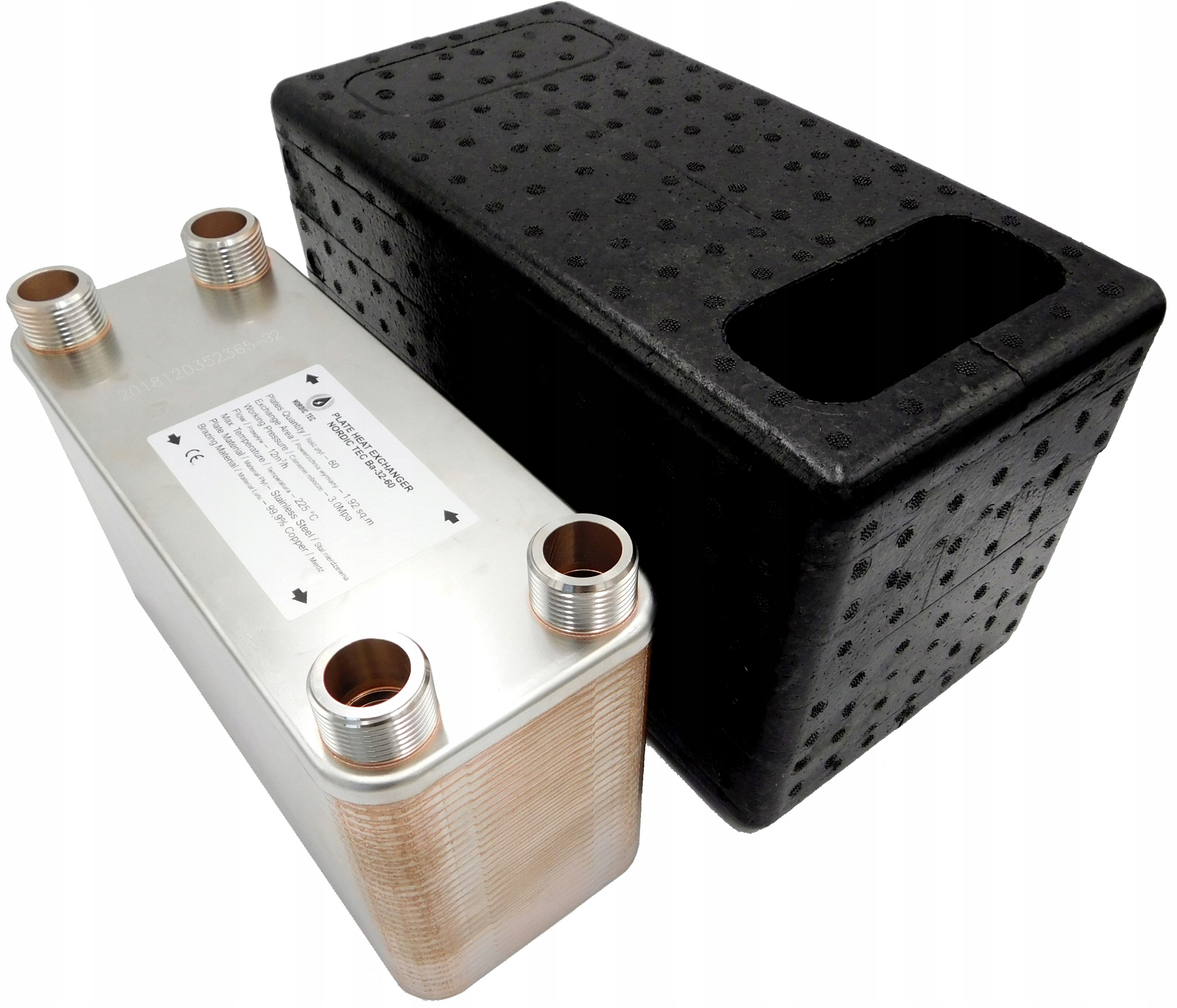 WYMIENNIK CIEPŁA NORDIC 70 płytowy 150kW + OTULINA