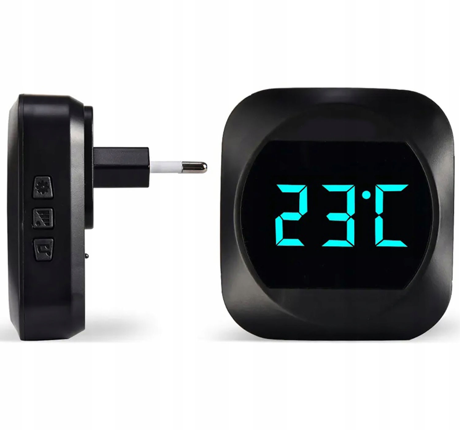 BEZPRZEWODOWY DZWONEK DO DRZWI WODOODPORNY + DUŻY ZEGAR 200m EAN (GTIN) 5904158315083