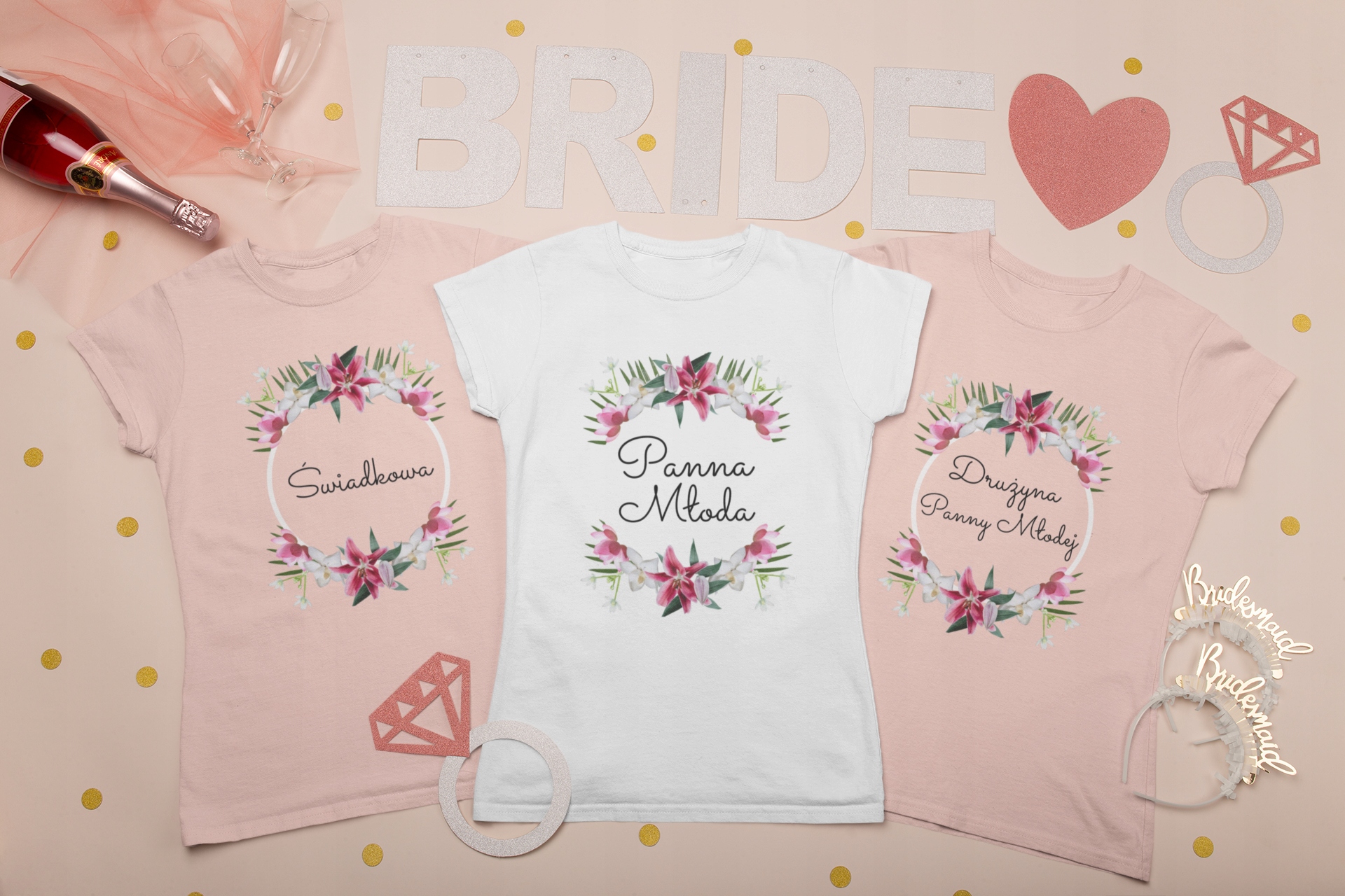 KOSZULKA WIECZÓR PANIEŃSKI PREZENT PANNA MŁODA S Model T-SHIRT WIECZÓR PANIEŃSKI PANNA MŁODA ŚLUB