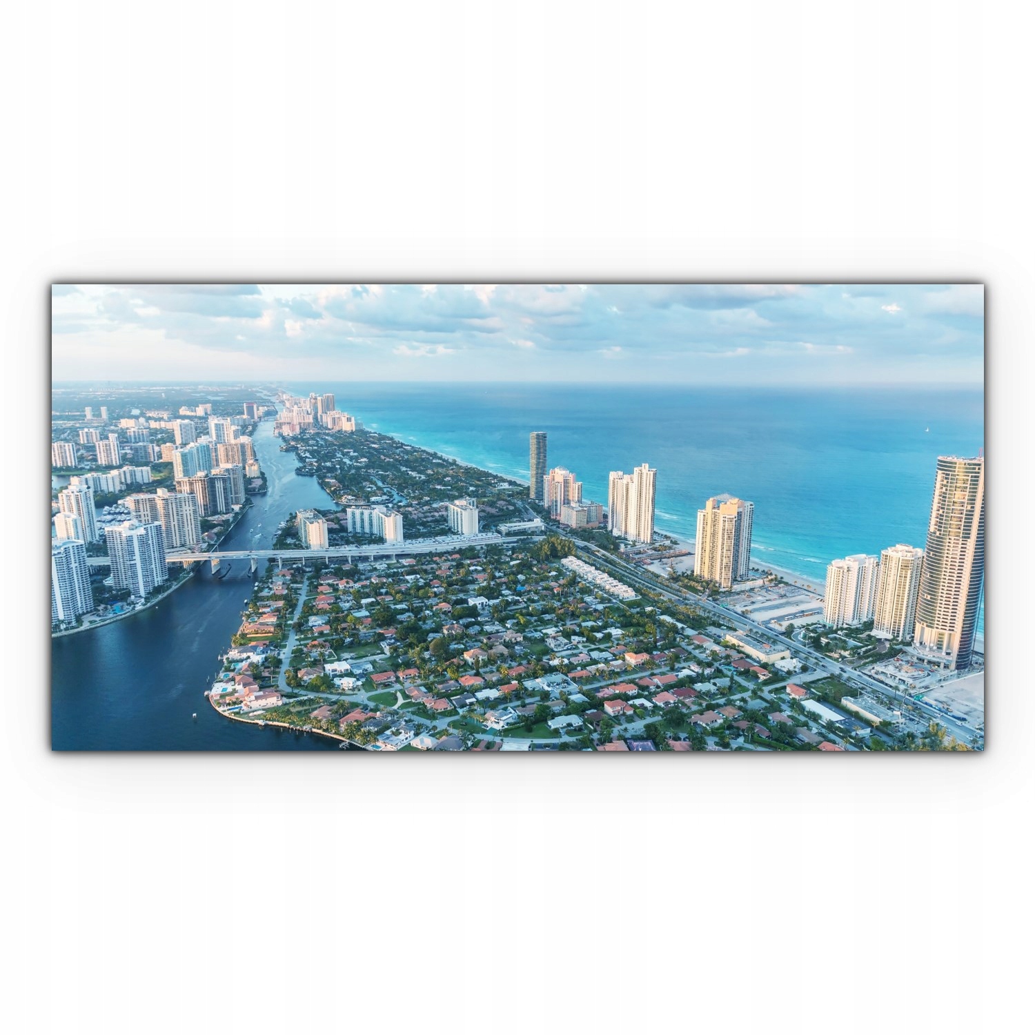 

Obraz Canvas dekoracja 120x60 Miami Zachód Słońca