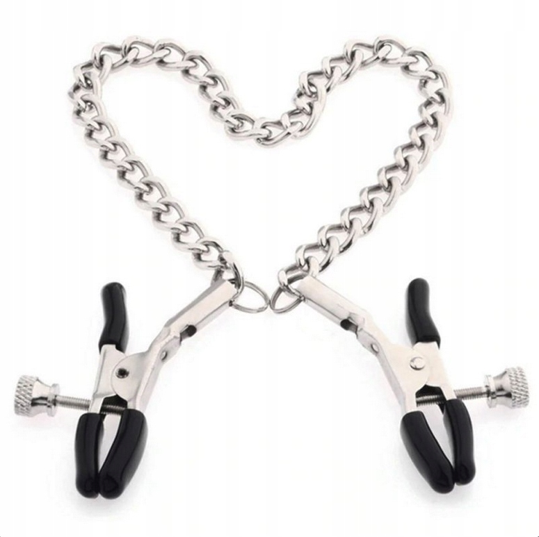 РЕГУЛИРУЕМЫЕ ЗАЖИМЫ ДЛЯ СОСКОВ НА ЦЕПОЧКЕ