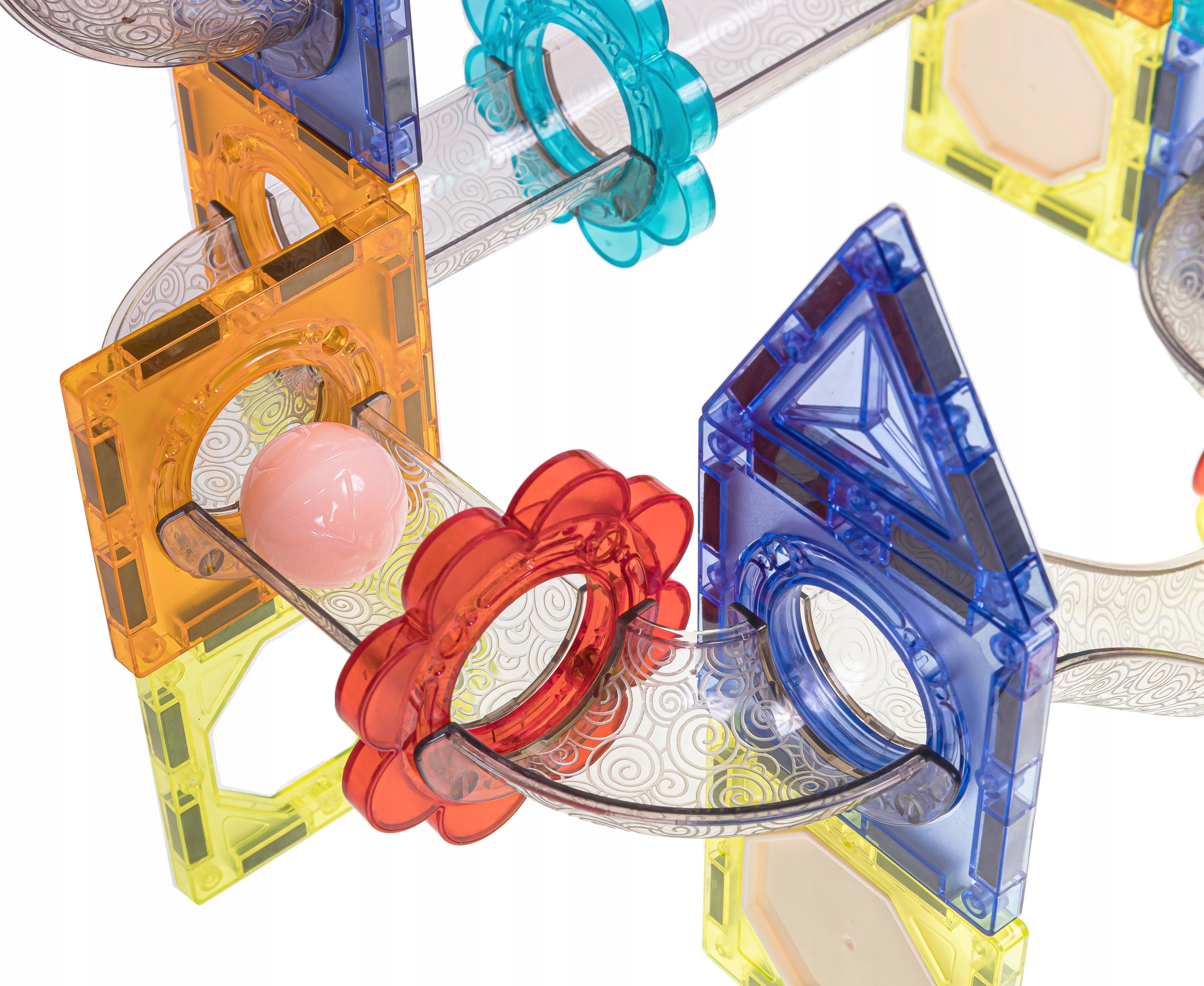 KLOCKI MAGNETYCZNE KONSTRUKCYJNE ŚWIECĄCY TOR 81el Liczba elementów 81 szt.