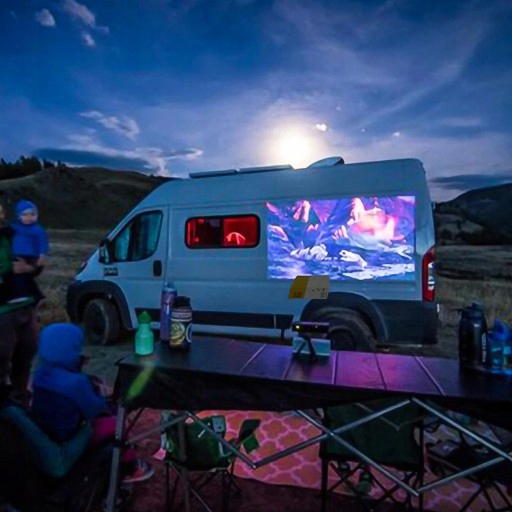 PRZENOŚNY RZUTNIK PODRĘCZNE KINO MINI PROJEKTOR LED FULL HD 1920x1080 USB Rozdzielczość podstawowa (px) 800 x 480