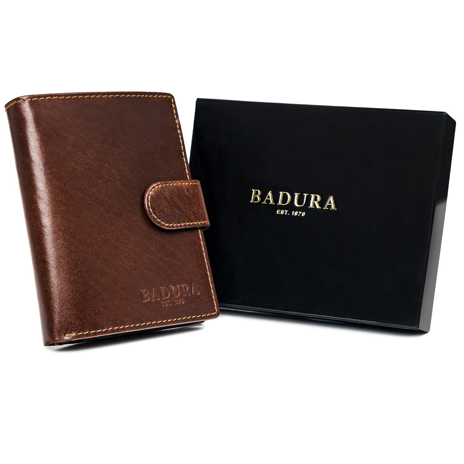 

Badura portfel męski skórzany Premium duży Rfid