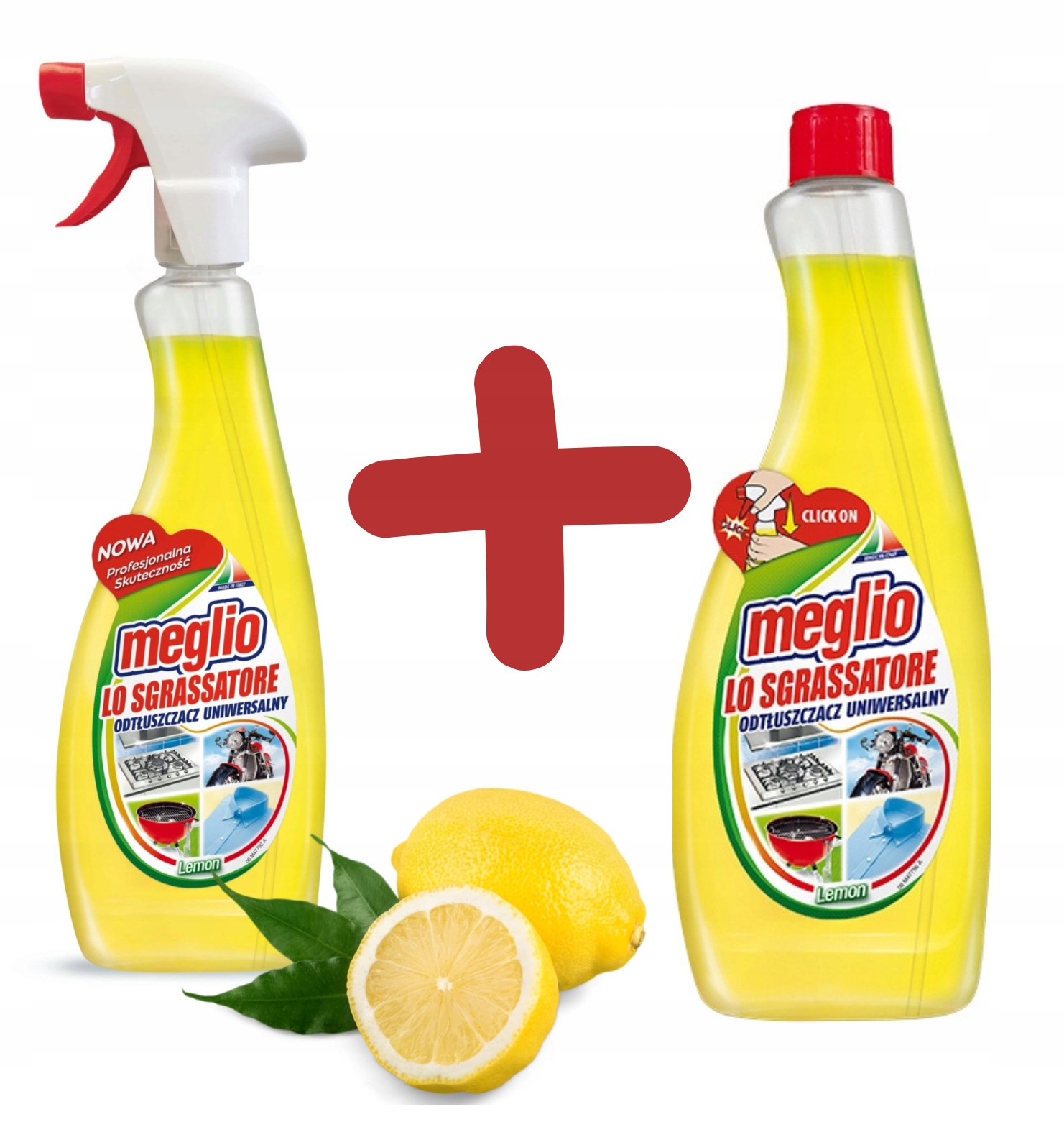 

Meglio Odtłuszczacz Uniwersalny 750 Ml+zapas 750ML