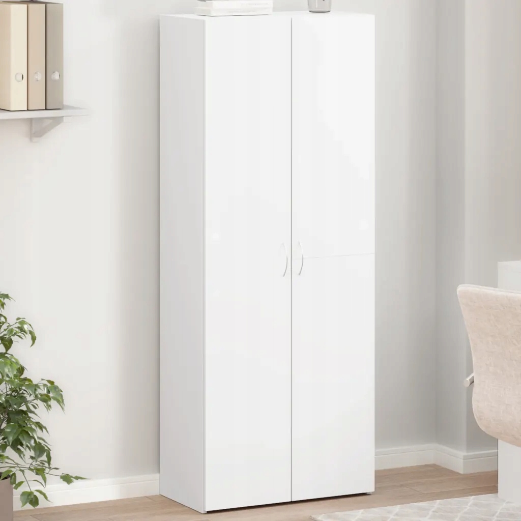 Kartotéka bílá 60 x 32 x 153 cm kompozitní dřevo Bílá 3276644