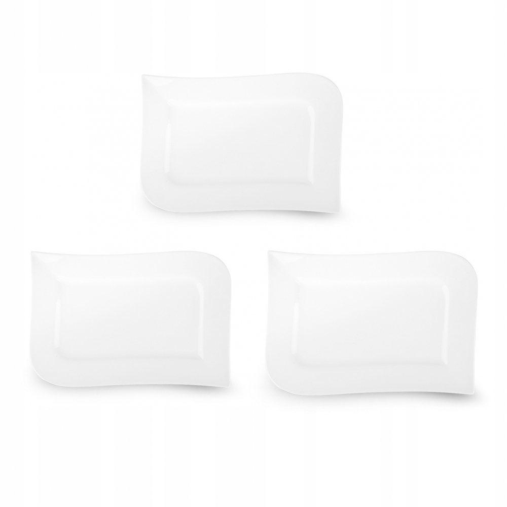

Talerze Półmiski porcelanowe Ambition Fala 3 szt
