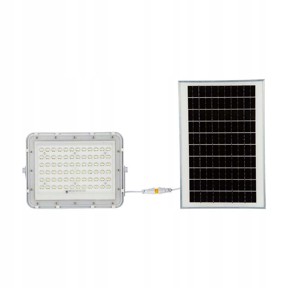 Solárny halogénový Led reflektor 15 W s diaľkovým ovládaním, neutrálne biele svetlo V-tac