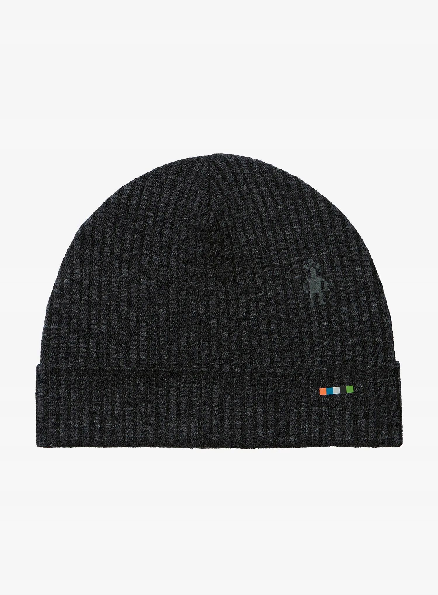 Zimní čepice Smartwool Thermal Merino Rib Beanie charcoal heather