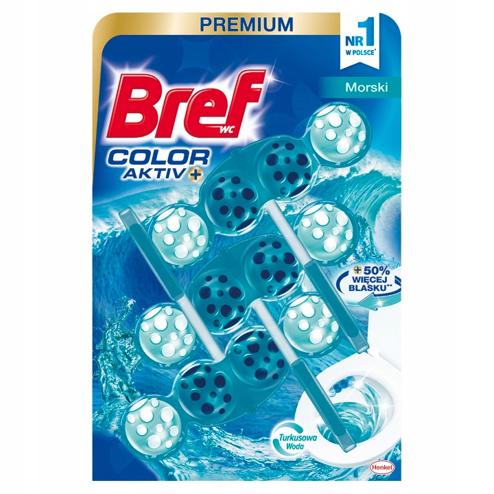 

Bref Color Ative Zawieszka do Wc Morski 3x50g