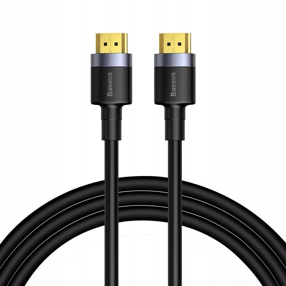Baseus Cafule Kabel Przewód Hdmi 2.0 4K 60 Hz 3D 18 Gbps 3 M Czarny