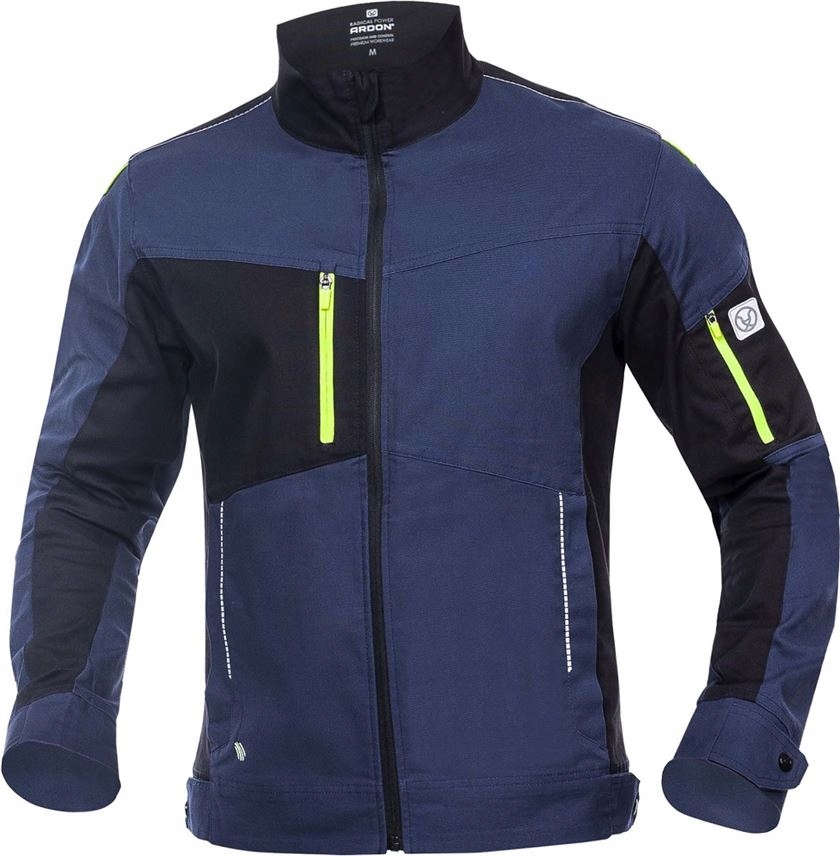 Mikina strečová pracovní mikina Slim Fit Ardon 4Xstretch, modrá, velikost H6620, velikost XL
