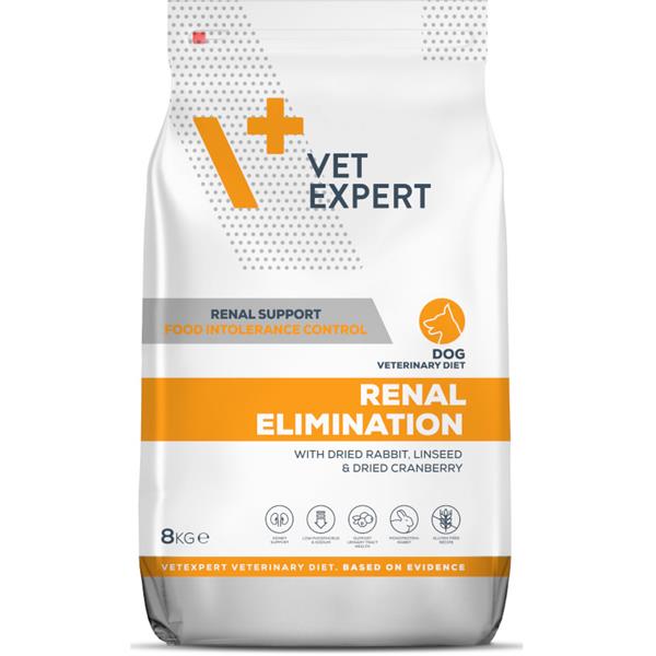 Levně VetExpert VD 4T Renal Elimination Dog 8 kg