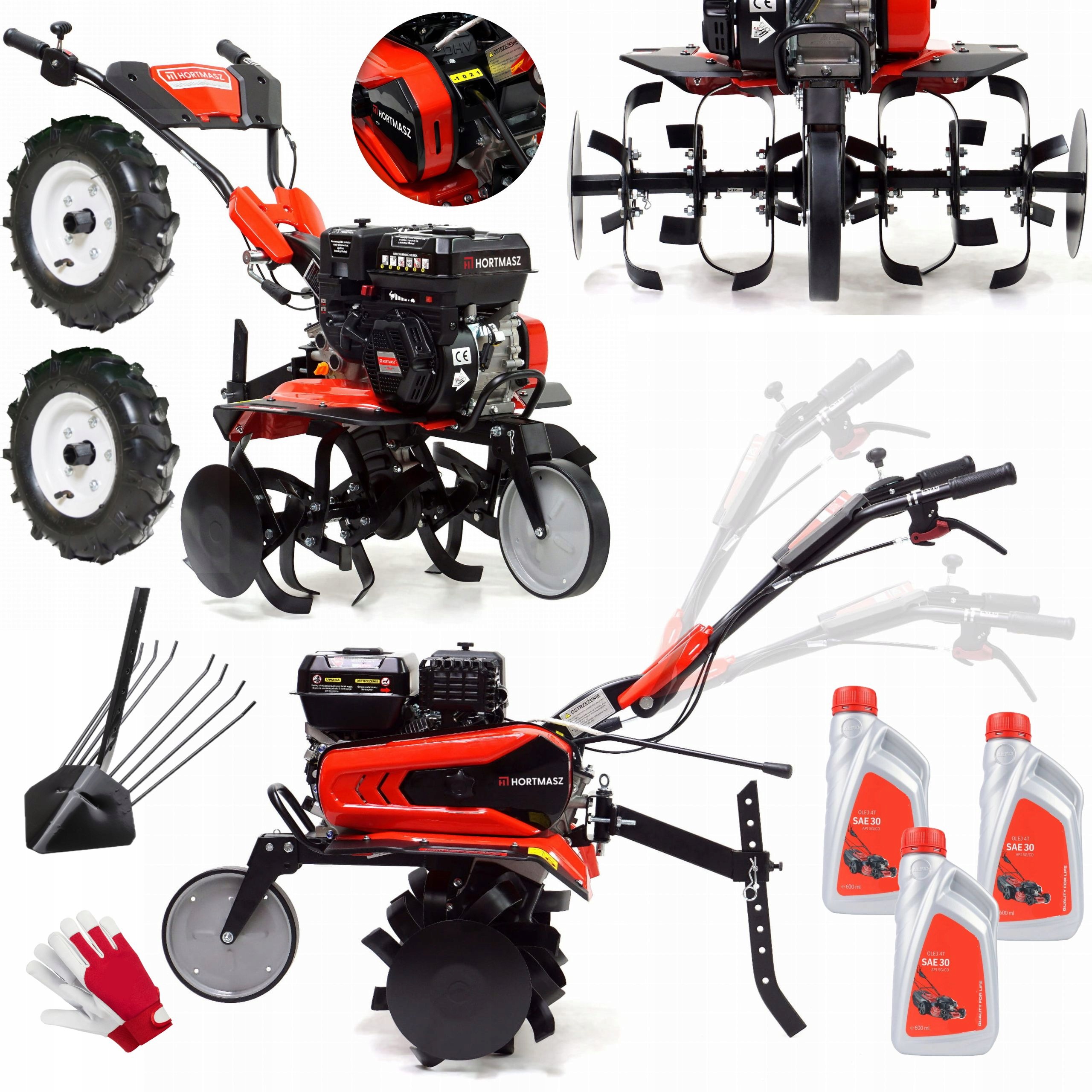 Hortmasz Glebogryzarka Spalinowa Hgs LX 750 Żeliwna Tuleja Koła Kopaczka