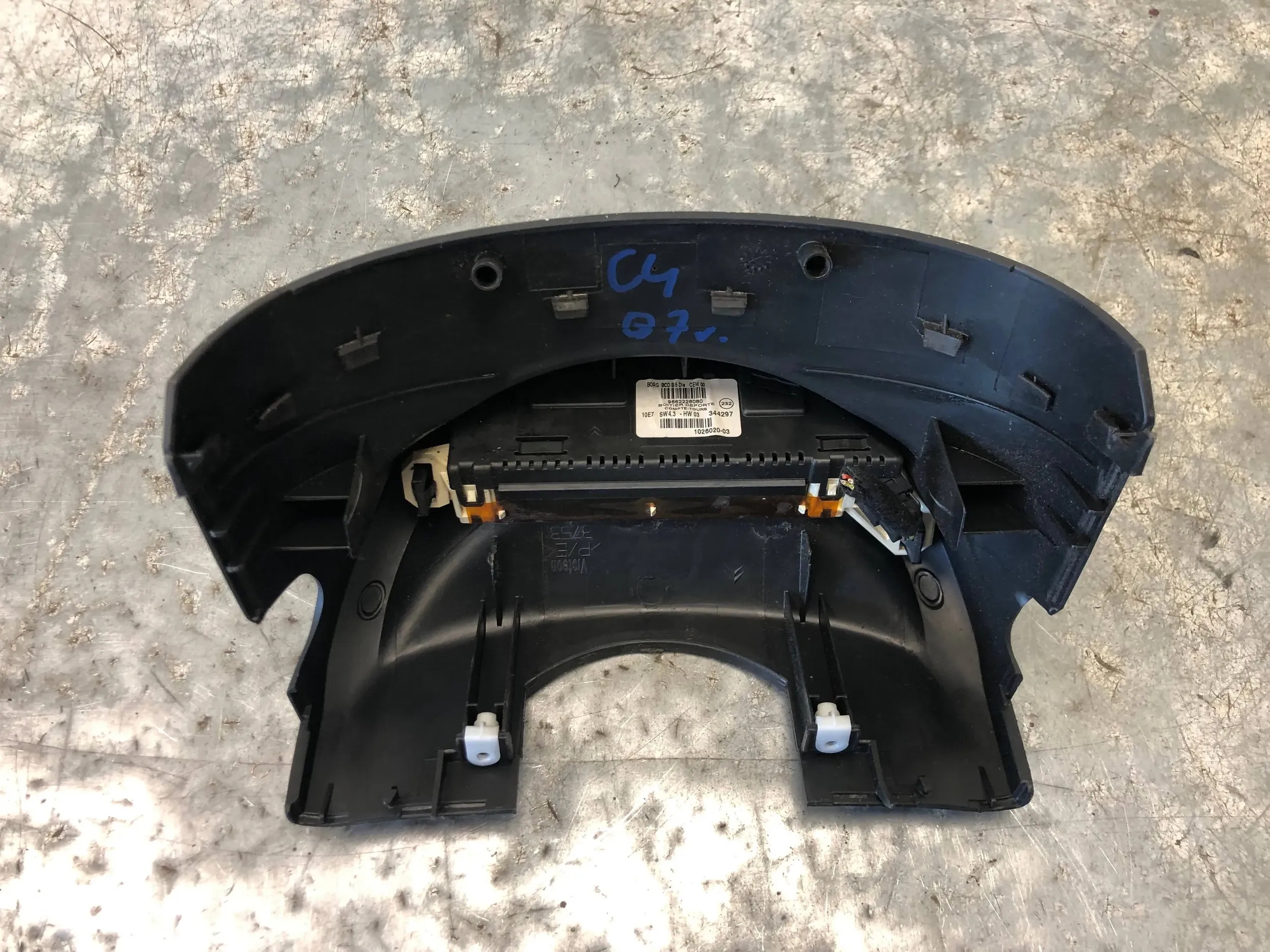 Display CITROEN C4 e 9662226080