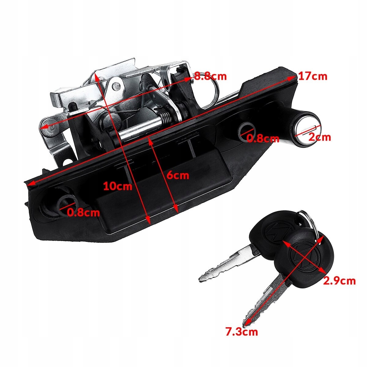 ZAMEK KLAPY TYLNEJ TYL WKLADKA VW TRANSPORTER T4 Car type Cargo vans