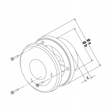 ANEMOSTAT NAWIEWNY FI 100 AIRROXY 02-059 Marka airRoxy