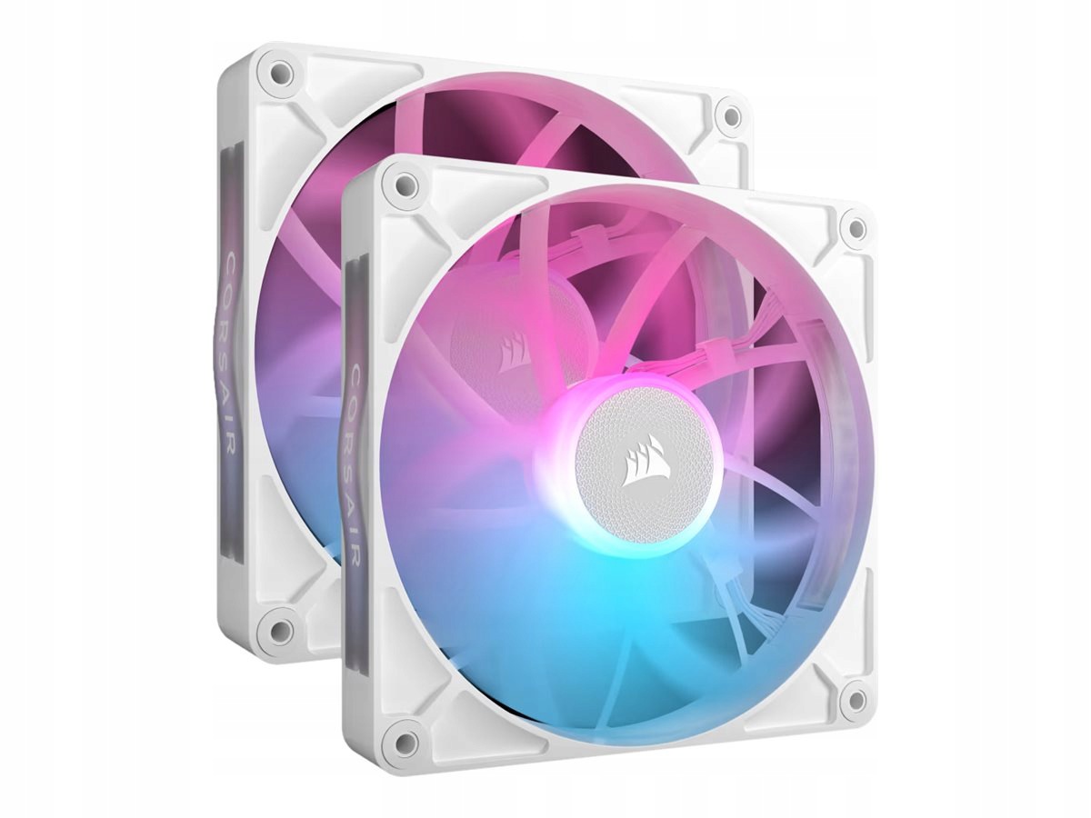 Corsair Rx Rgb Series iCUE Link RX140 White 140mm Fan Dual Fan Kit