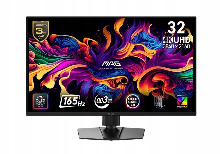 Msi Mag/ 322UP E16/ 31, 5"/ Qd-oled/ 4K Uhd/ 165Hz/ 0, 03ms/ Čierna/ 3R…