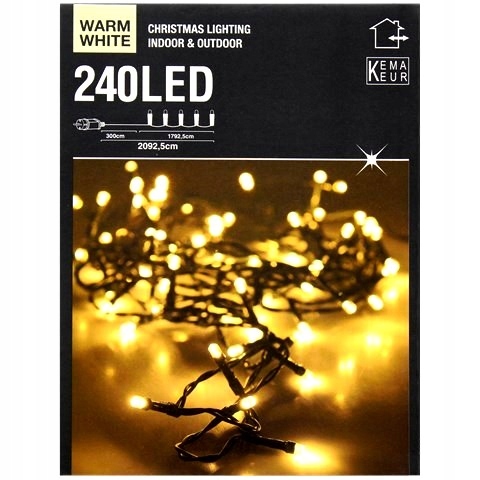 

Lampki Choinkowe 240 Led 21m
