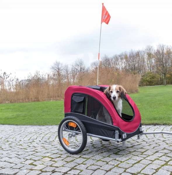 TRIXIE przyczepka rowerowa przyczepa na rower wózek do roweru psa M do 22kg Marka Trixie